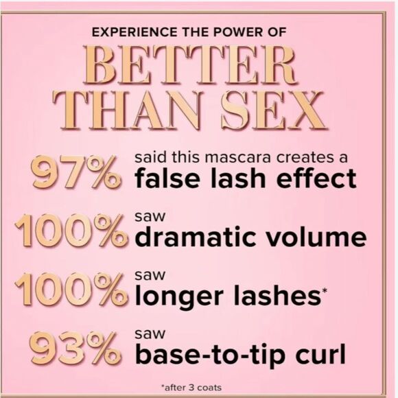 Too Faced Better Than Sex Full Sized Mascara - Picture 8 of 8